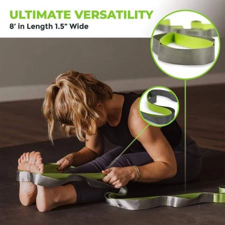 Wholesale Yoga Props, Polyester Yoga Stretching Belts Wholesale, OEM Yoga Strap Manufacturer