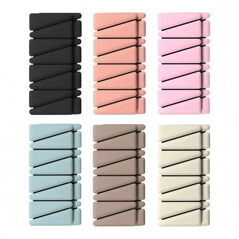 Pesas de silicona ajustables con velcro en forma de triángulo para muñecas y tobillos, ideales para Pilates.