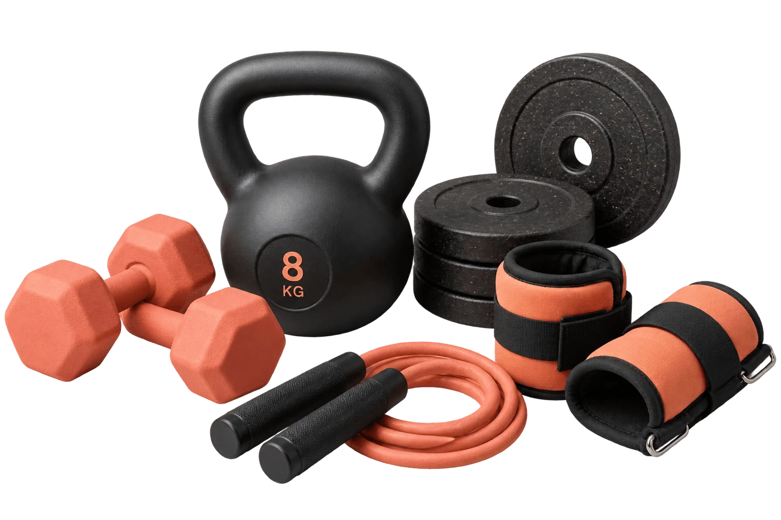 Accesorios con pesas y para fitness