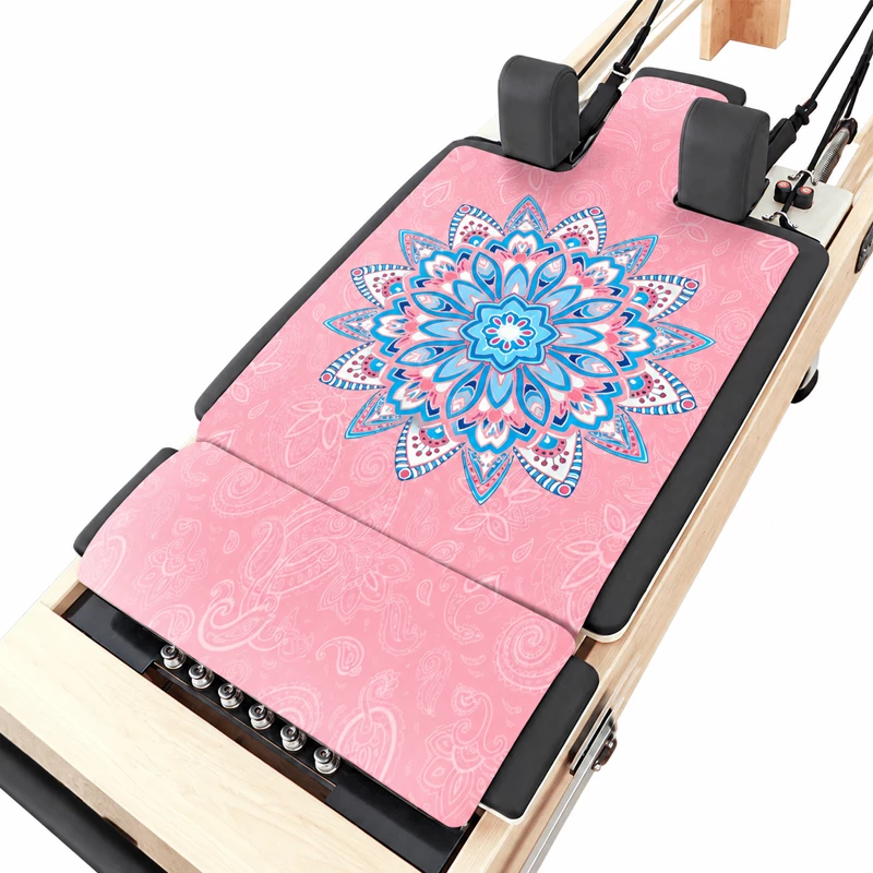 Esterilla de yoga de gamuza, absorbente del sudor, antideslizante y resistente al desgaste, ideal para Pilates y Reformer.