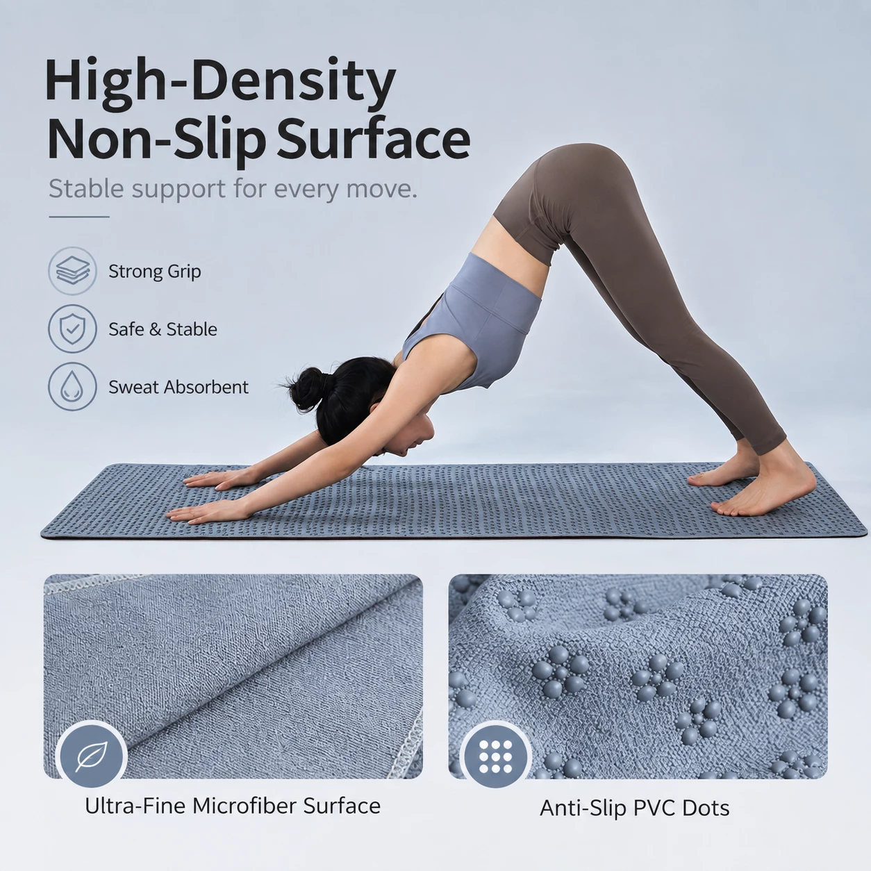 Wholesale Custom Yoga Towels Supplier, Yoga Towel Manufacturer, Non Slip Yoga Towel Vendor