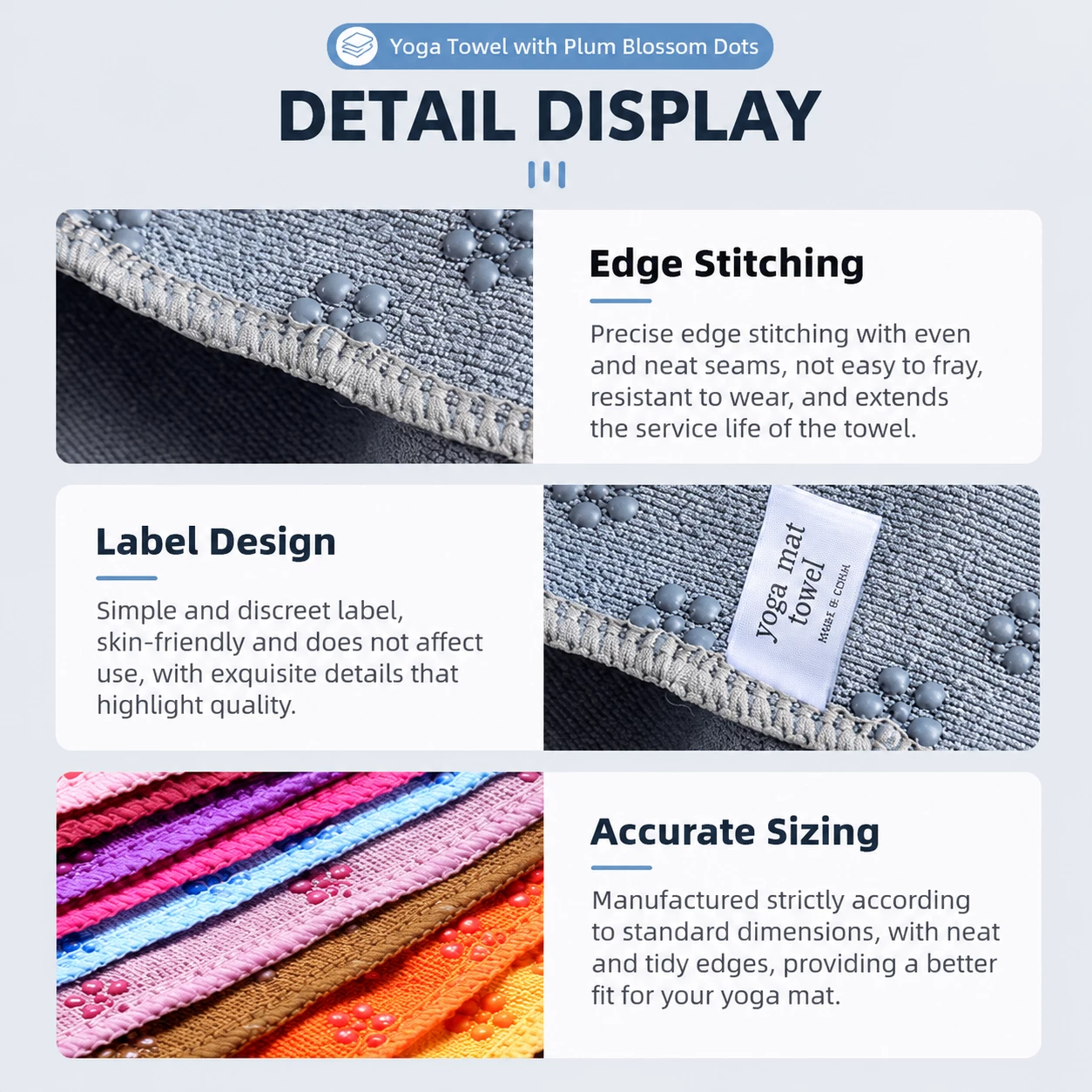 Wholesale Custom Yoga Towels Supplier, Yoga Towel Manufacturer, Non Slip Yoga Towel Vendor