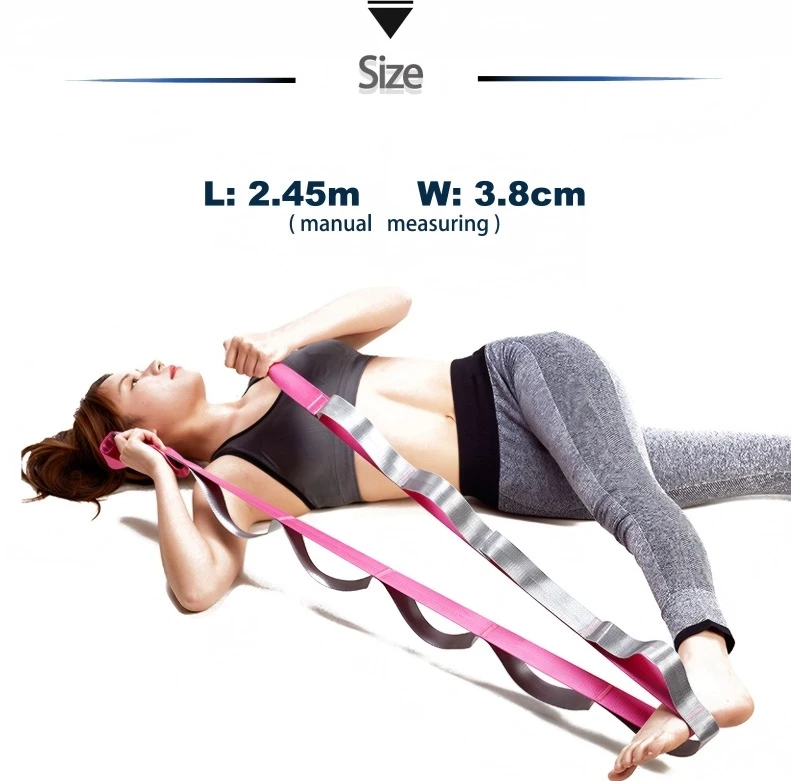 Wholesale Yoga Props, Polyester Yoga Stretching Belts Wholesale, OEM Yoga Strap Manufacturer