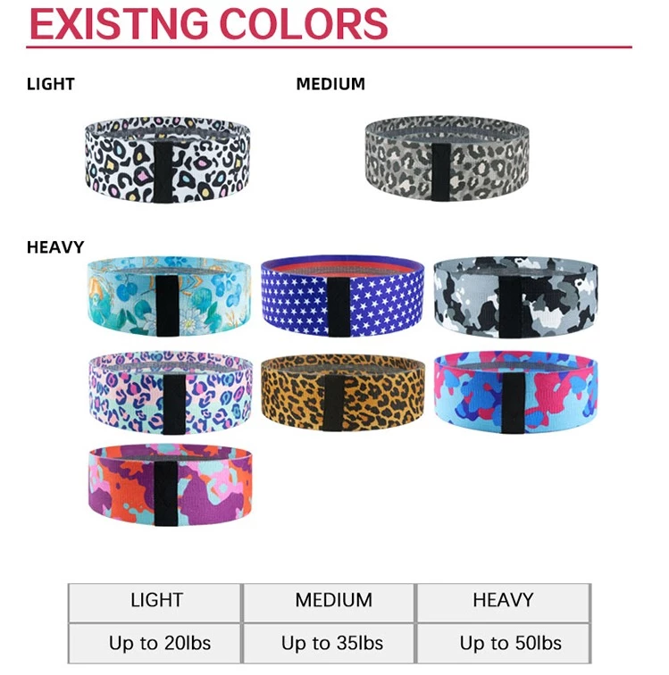 Resistance Band Factory, Bulk Resistance Bands Supplier, Hip Fabric Resistance Bands Manufacturer