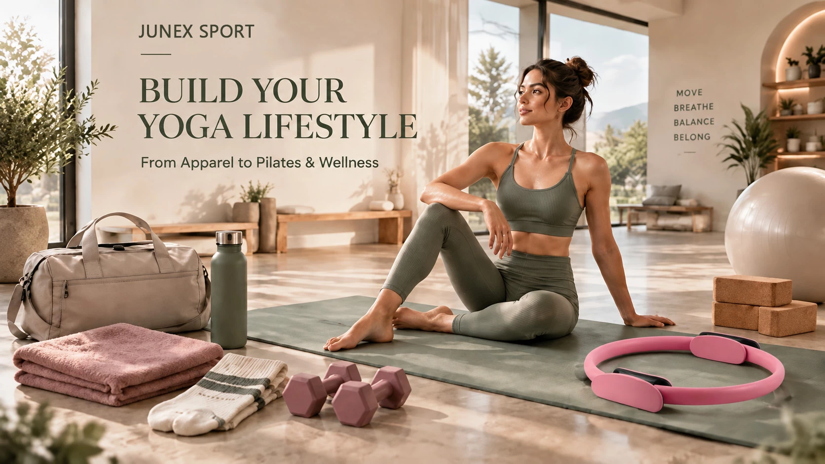 Cómo crear una colección completa de productos para un estilo de vida de yoga
